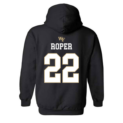 Wake Forest - NCAA Baseball : Jackson Roper - Generic Sports Shersey Hooded Sweatshirt-1
