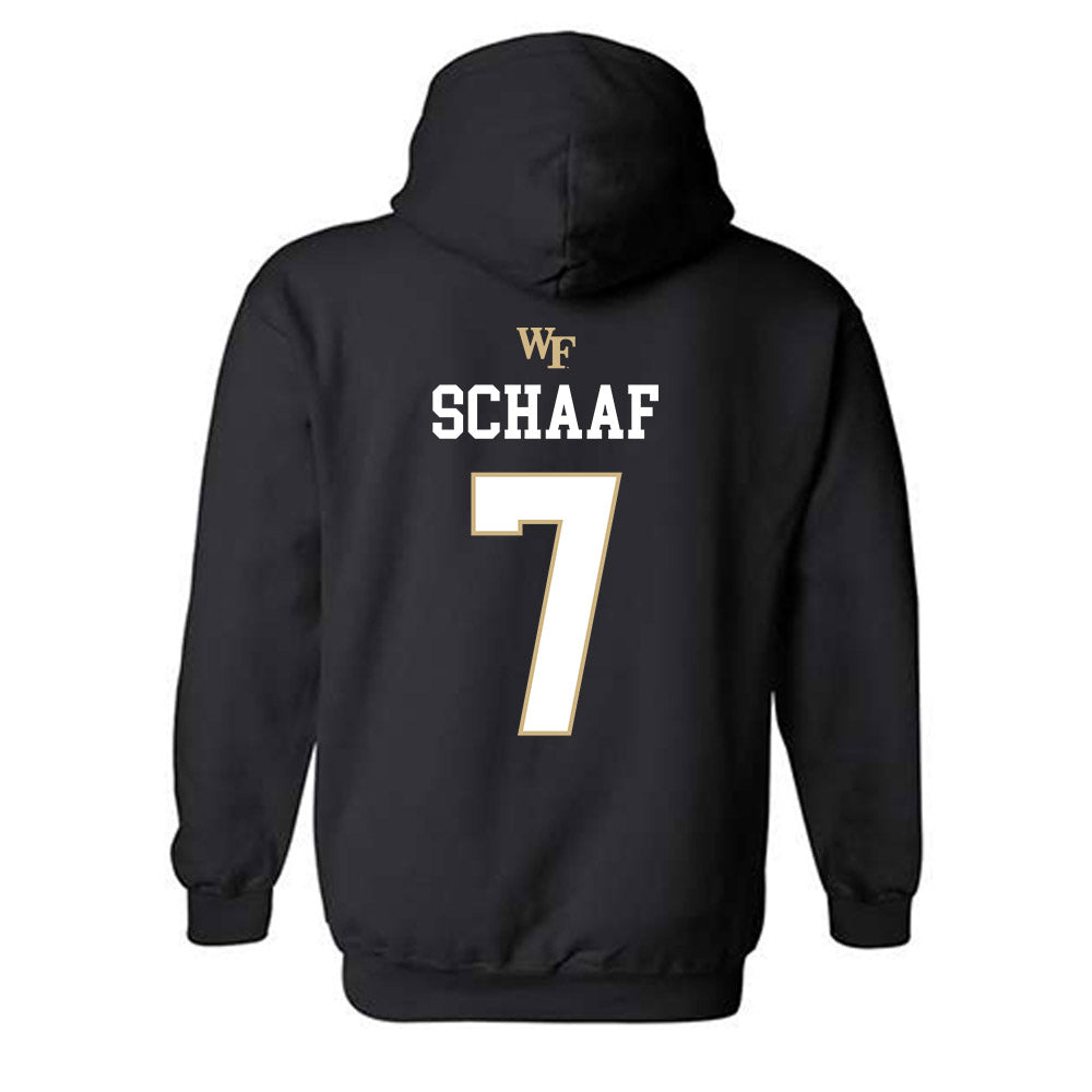 Wake Forest - NCAA Baseball : Blake Schaaf - Generic Sports Shersey Hooded Sweatshirt-1