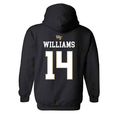 Wake Forest - NCAA Baseball : Javar Williams - Generic Sports Shersey Hooded Sweatshirt-1