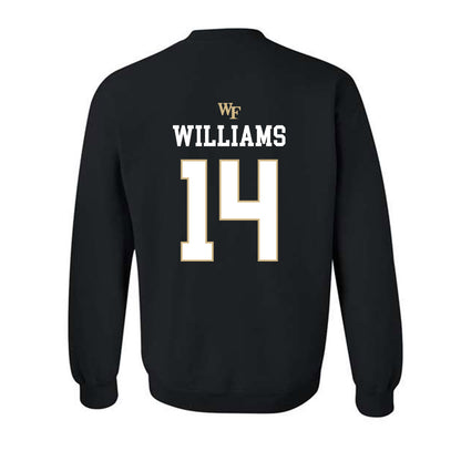 Wake Forest - NCAA Baseball : Javar Williams - Generic Sports Shersey Crewneck Sweatshirt-1
