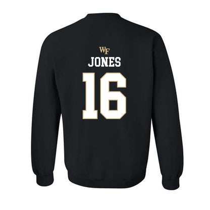 Wake Forest - NCAA Baseball : Evan Jones - Generic Sports Shersey Crewneck Sweatshirt-1