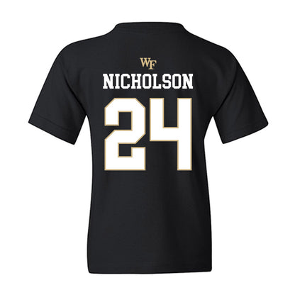 Wake Forest - NCAA Baseball : Grant Nicholson - Generic Sports Shersey Youth T-Shirt-1