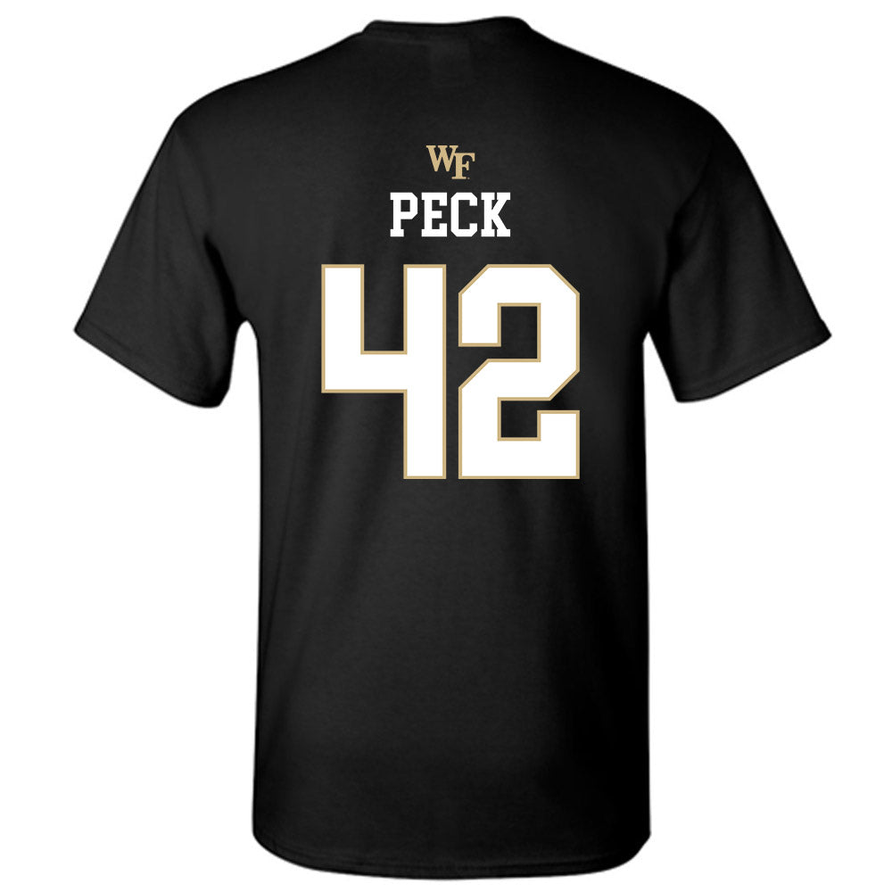 Wake Forest - NCAA Baseball : Alexander Peck - Generic Sports Shersey T-Shirt-1