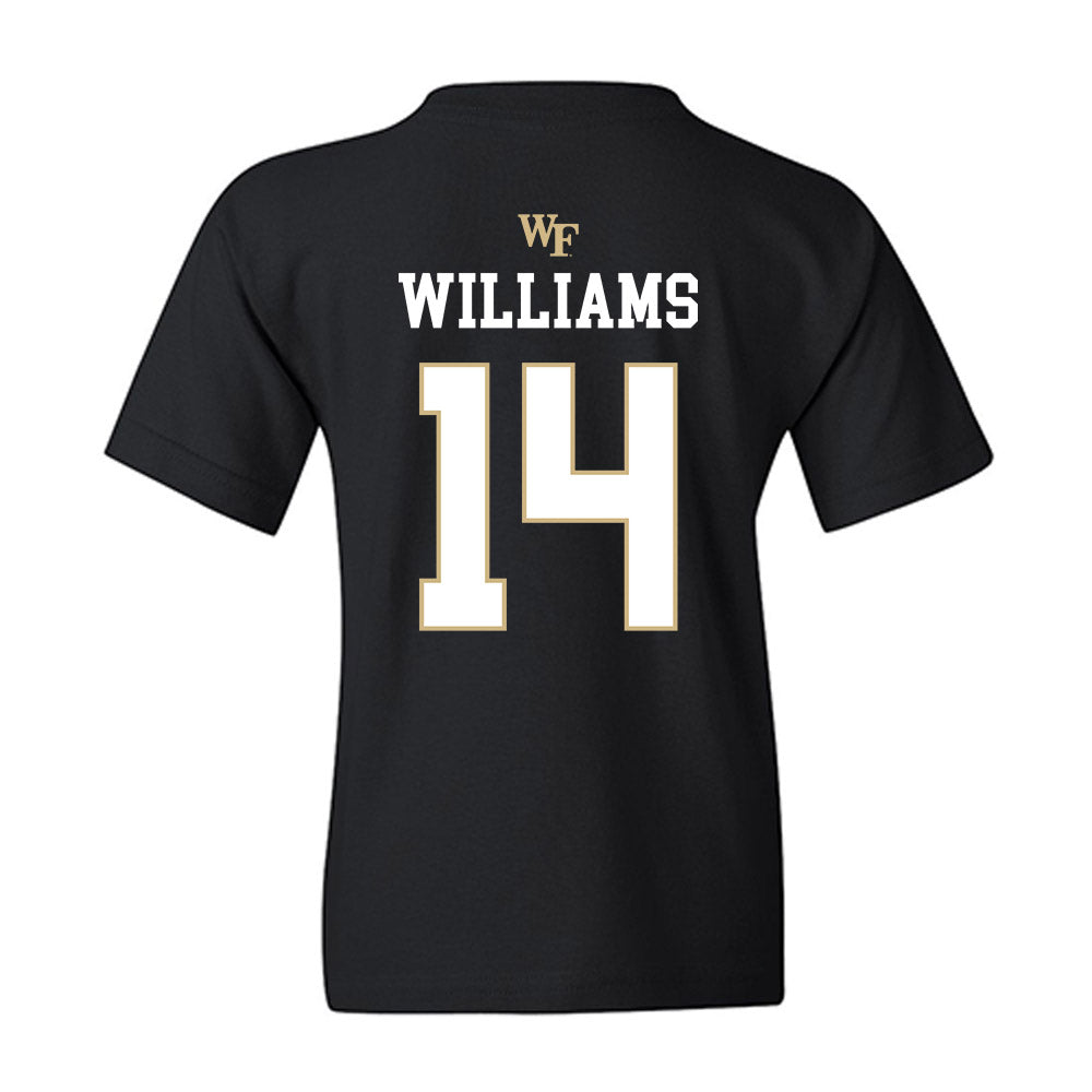 Wake Forest - NCAA Baseball : Javar Williams - Generic Sports Shersey Youth T-Shirt-1