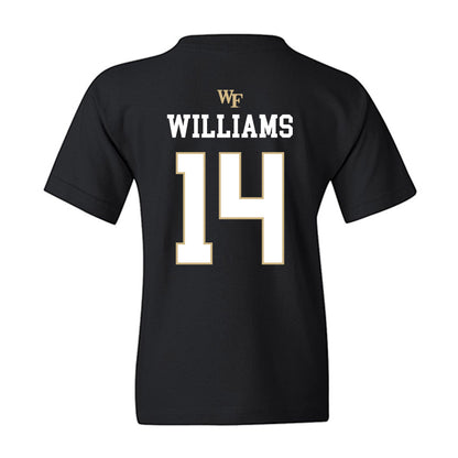 Wake Forest - NCAA Baseball : Javar Williams - Generic Sports Shersey Youth T-Shirt-1