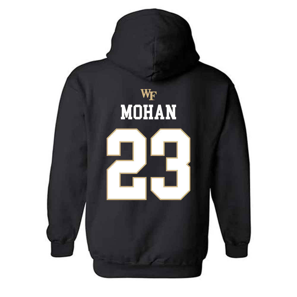 Wake Forest - NCAA Baseball : Connor Mohan - Generic Sports Shersey Hooded Sweatshirt-1