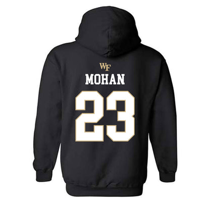 Wake Forest - NCAA Baseball : Connor Mohan - Generic Sports Shersey Hooded Sweatshirt-1