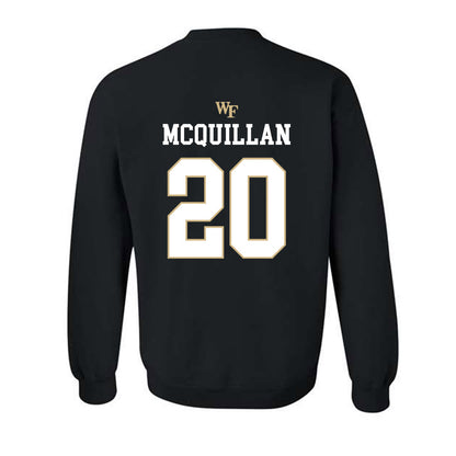 Wake Forest - NCAA Baseball : TJ McQuillan - Generic Sports Shersey Crewneck Sweatshirt-1