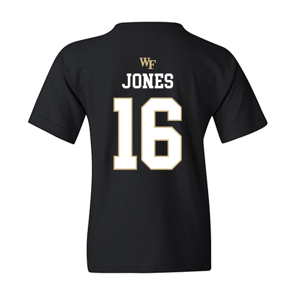 Wake Forest - NCAA Baseball : Evan Jones - Generic Sports Shersey Youth T-Shirt-1