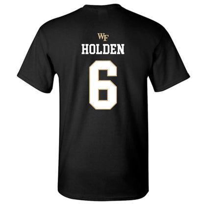 Wake Forest - NCAA Baseball : Will Holden - Generic Sports Shersey T-Shirt-1