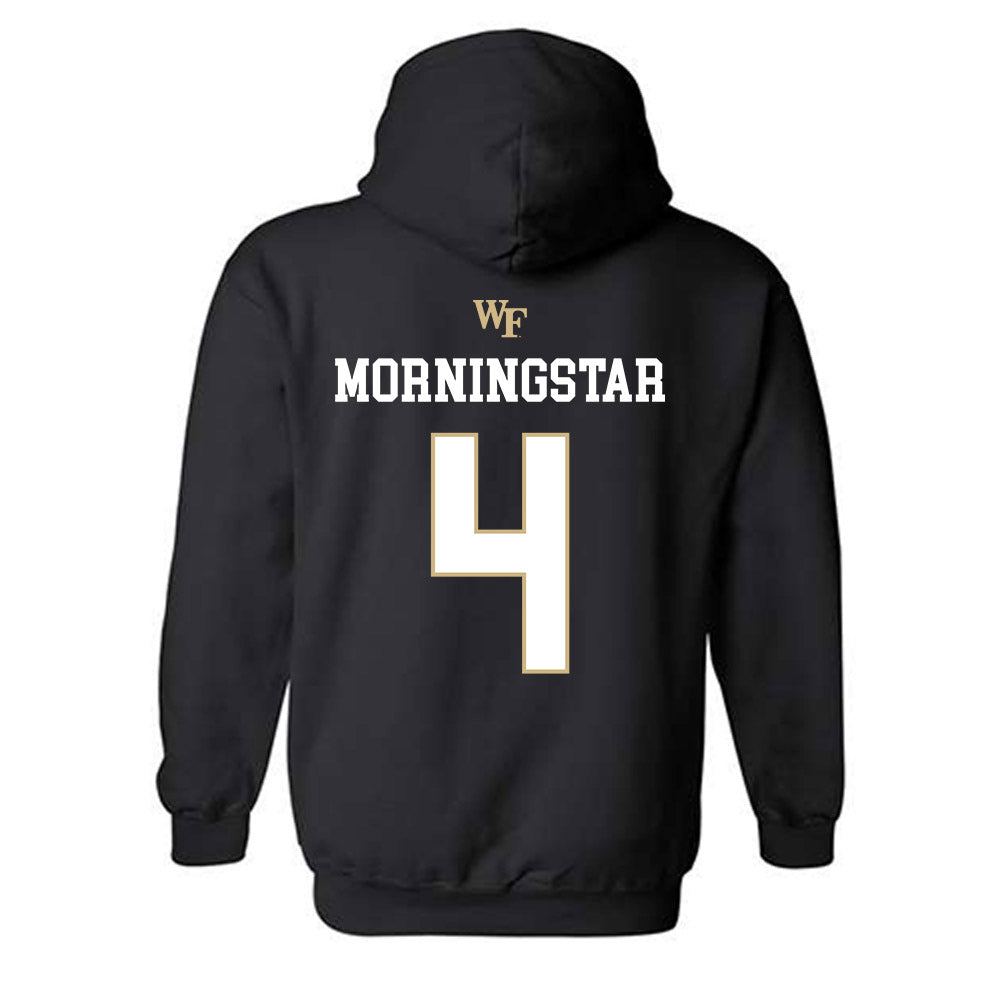 Wake Forest - NCAA Baseball : Blake Morningstar - Generic Sports Shersey Hooded Sweatshirt-1