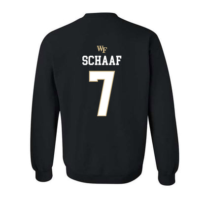 Wake Forest - NCAA Baseball : Blake Schaaf - Generic Sports Shersey Crewneck Sweatshirt-1