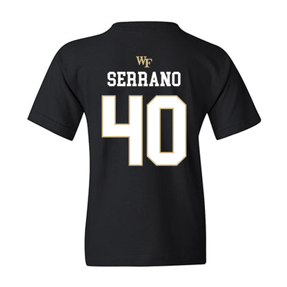 Wake Forest - NCAA Baseball : Jordan Serrano - Generic Sports Shersey Youth T-Shirt-1