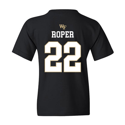 Wake Forest - NCAA Baseball : Jackson Roper - Generic Sports Shersey Youth T-Shirt-1