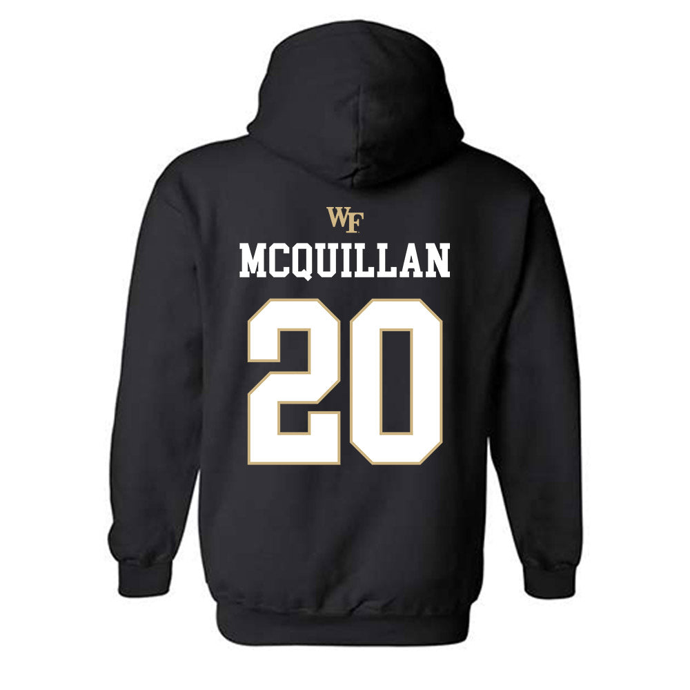 Wake Forest - NCAA Baseball : TJ McQuillan - Generic Sports Shersey Hooded Sweatshirt-1