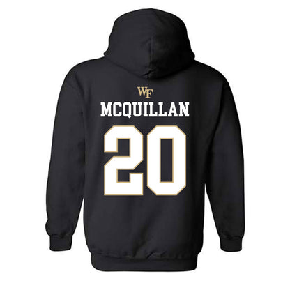 Wake Forest - NCAA Baseball : TJ McQuillan - Generic Sports Shersey Hooded Sweatshirt-1