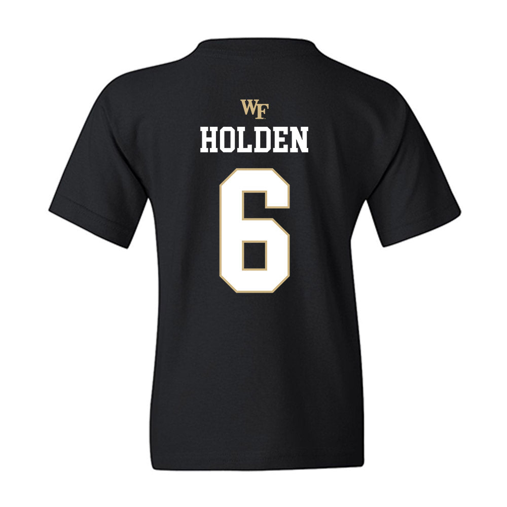 Wake Forest - NCAA Baseball : Will Holden - Generic Sports Shersey Youth T-Shirt-1