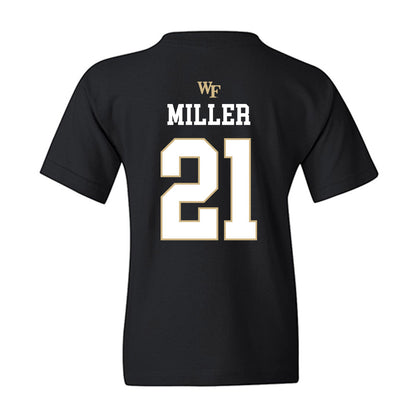 Wake Forest - NCAA Baseball : Jackson Miller - Generic Sports Shersey Youth T-Shirt-1