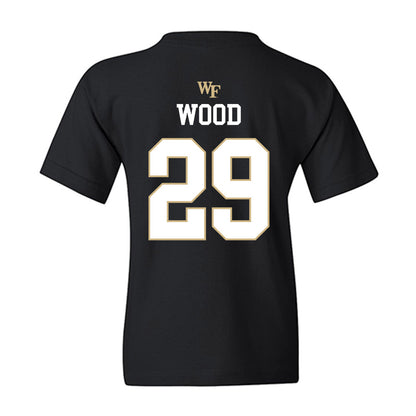 Wake Forest - NCAA Baseball : Tyler Wood - Generic Sports Shersey Youth T-Shirt-1