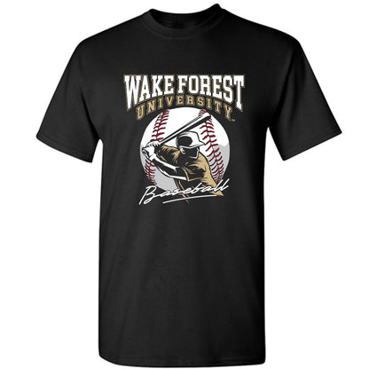 Wake Forest - NCAA Baseball : Nick Rubino - Generic Sports Shersey T-Shirt-0