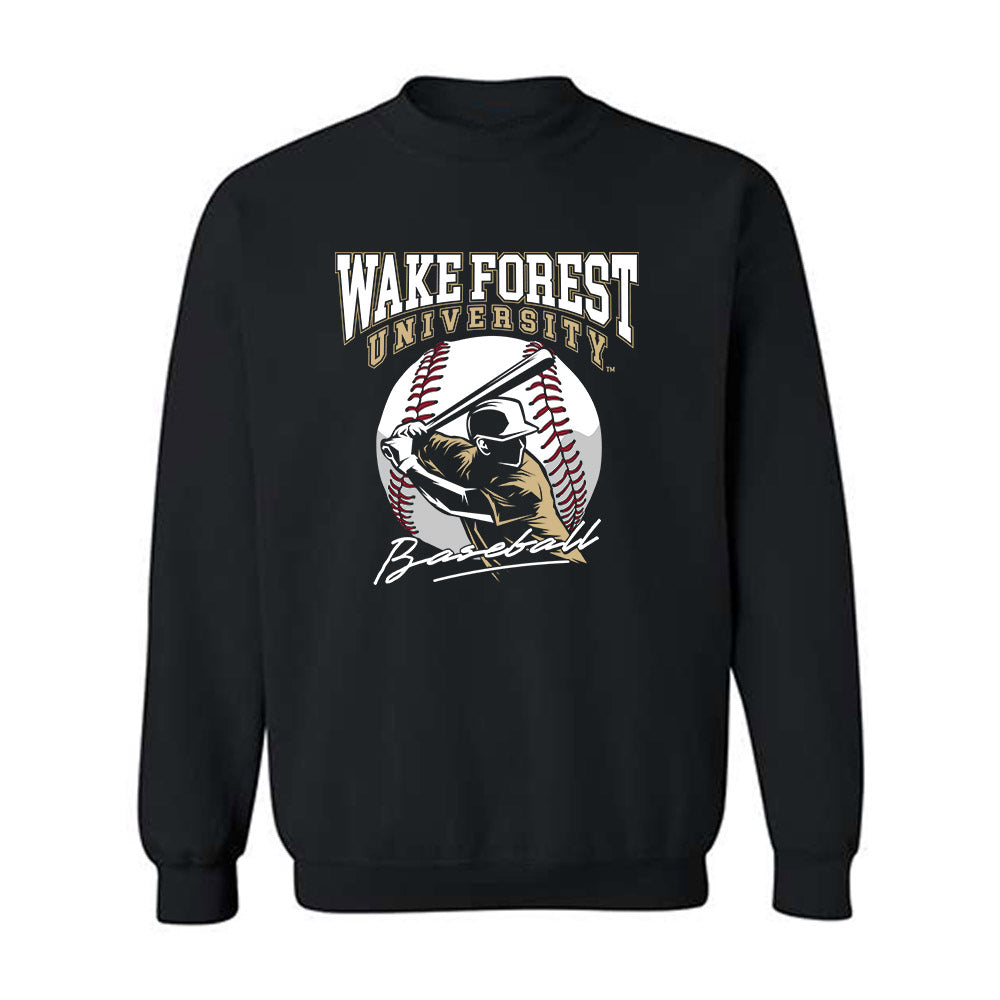 Wake Forest - NCAA Baseball : Grayden Seuferling - Generic Sports Shersey Crewneck Sweatshirt-0