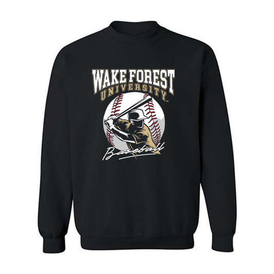 Wake Forest - NCAA Baseball : Will Holden - Generic Sports Shersey Crewneck Sweatshirt-0