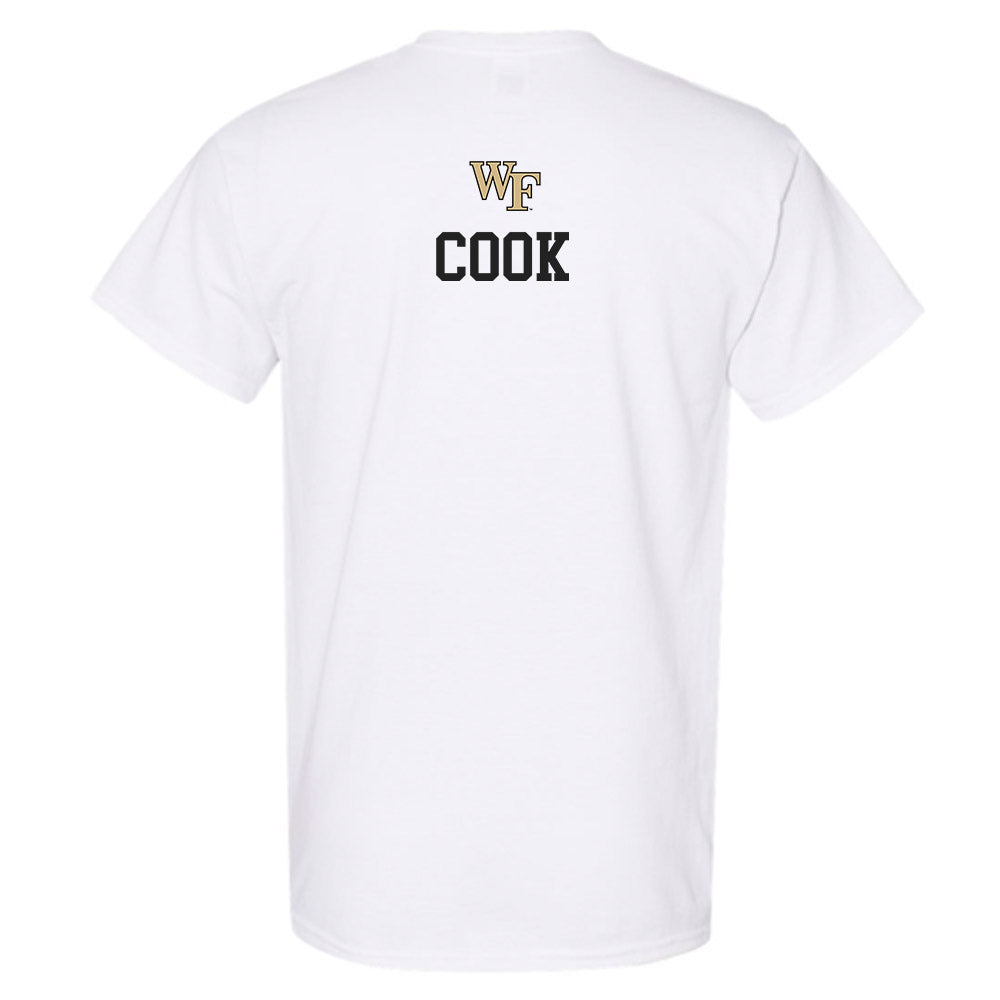 Wake Forest - NCAA Men's Golf : Maddux Cook - Generic Sports Shersey T-Shirt-1