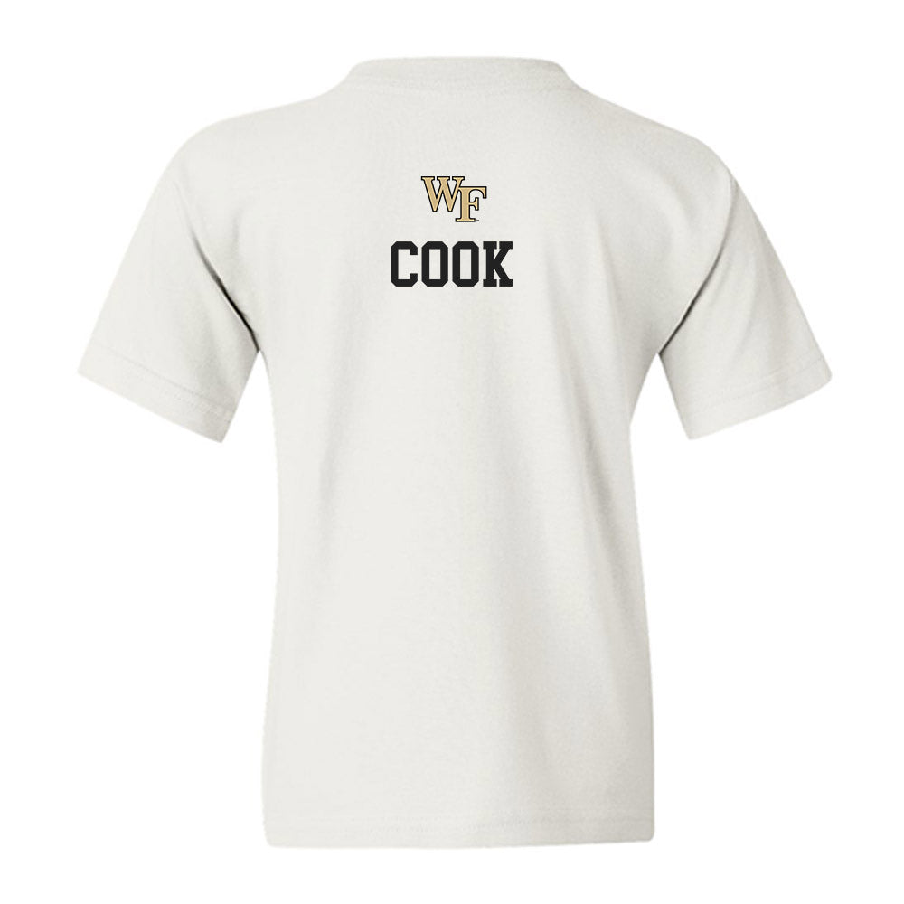 Wake Forest - NCAA Men's Golf : Maddux Cook - Generic Sports Shersey Youth T-Shirt-1