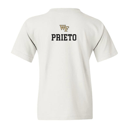 Wake Forest - NCAA Men's Golf : Nicholas Prieto - Generic Sports Shersey Youth T-Shirt-1