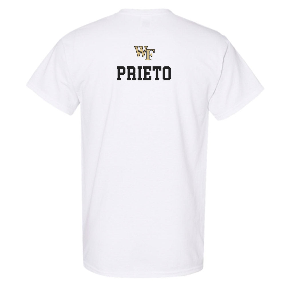 Wake Forest - NCAA Men's Golf : Nicholas Prieto - Generic Sports Shersey T-Shirt-1