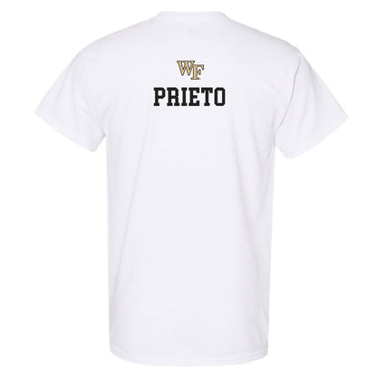 Wake Forest - NCAA Men's Golf : Nicholas Prieto - Generic Sports Shersey T-Shirt-1