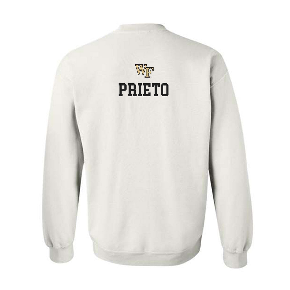 Wake Forest - NCAA Men's Golf : Nicholas Prieto - Generic Sports Shersey Crewneck Sweatshirt-1