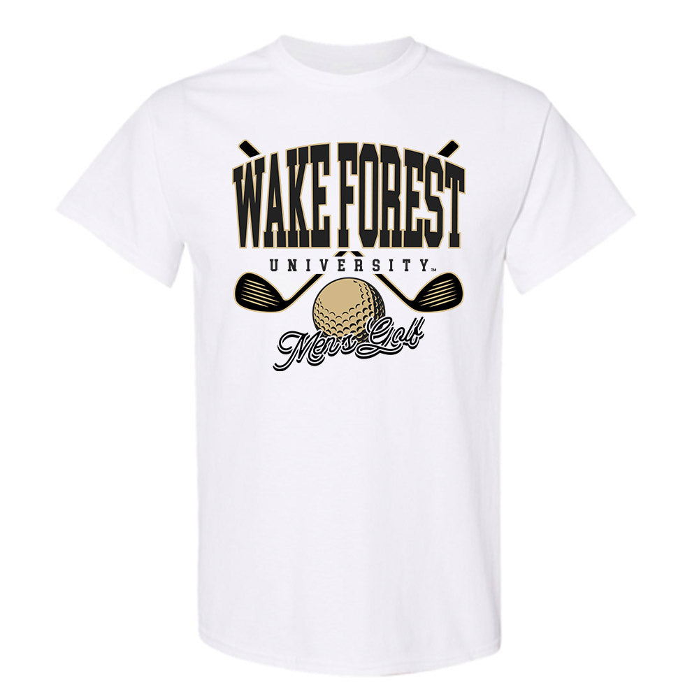 Wake Forest - NCAA Men's Golf : Nicholas Prieto - Generic Sports Shersey T-Shirt-0