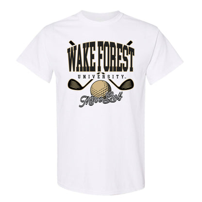 Wake Forest - NCAA Men's Golf : Nicholas Prieto - Generic Sports Shersey T-Shirt-0