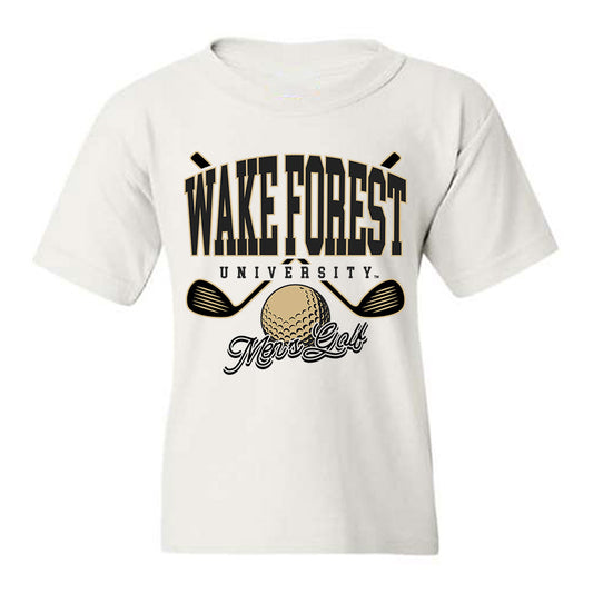 Wake Forest - NCAA Men's Golf : Nicholas Prieto - Generic Sports Shersey Youth T-Shirt-0