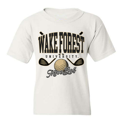 Wake Forest - NCAA Men's Golf : Sage Bradshaw - Generic Sports Shersey Youth T-Shirt-0
