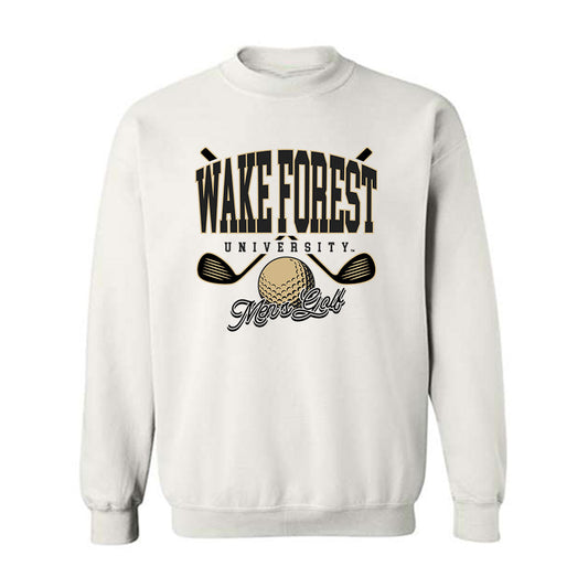 Wake Forest - NCAA Men's Golf : Nicholas Prieto - Generic Sports Shersey Crewneck Sweatshirt-0