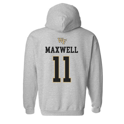 Wake Forest - NCAA Women's Soccer : Taylor Maxwell - Generic Sports Shersey Hooded Sweatshirt-1