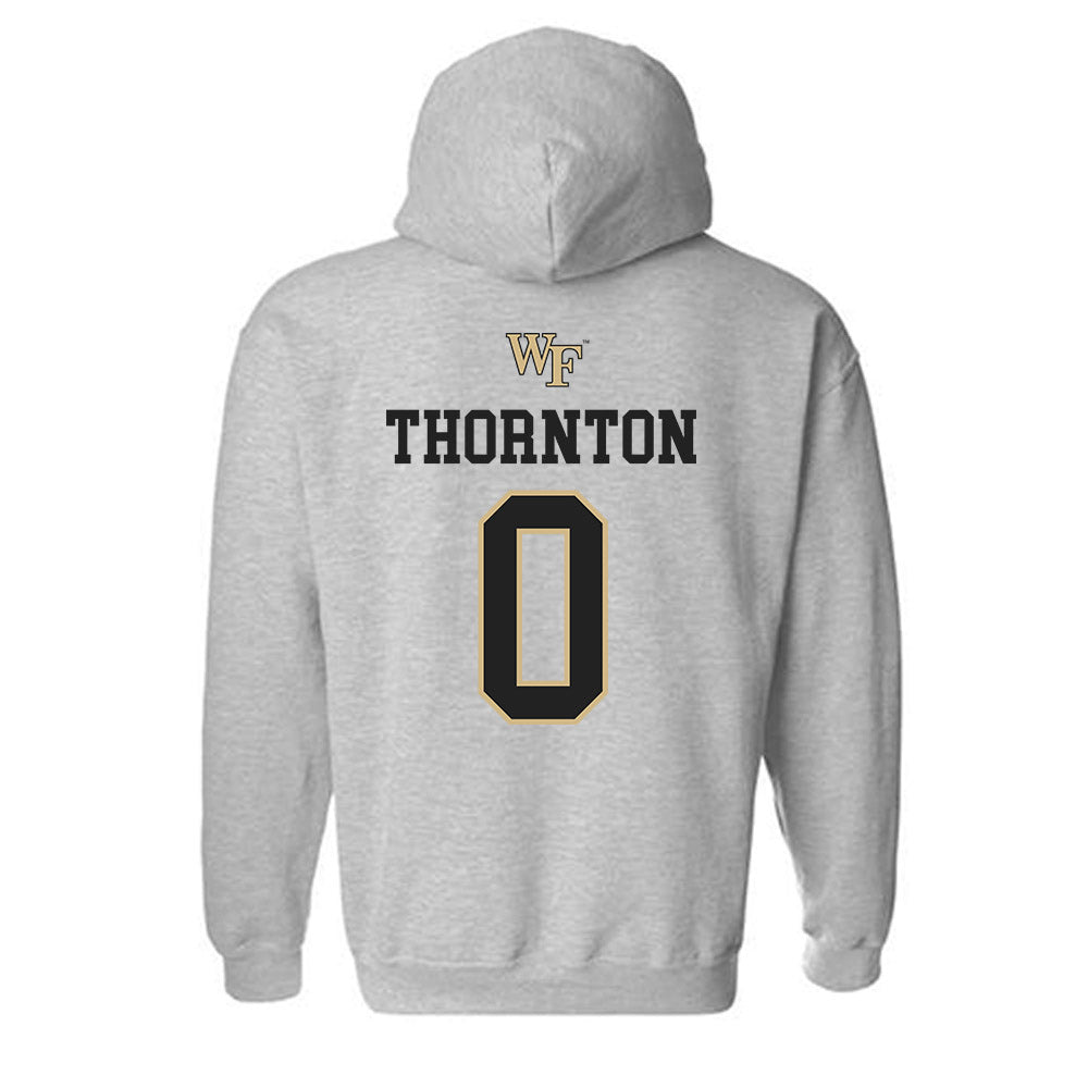Wake Forest - NCAA Women's Soccer : Lizzie Thornton - Generic Sports Shersey Hooded Sweatshirt-1