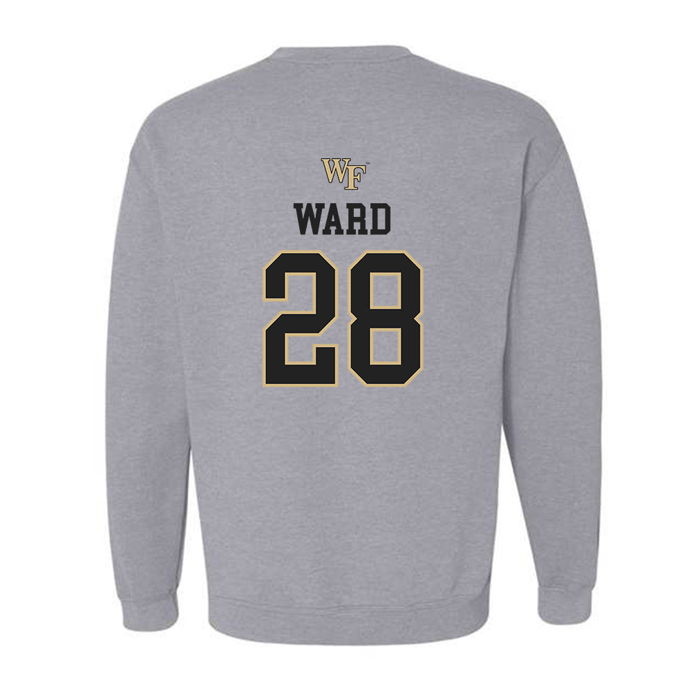Wake Forest - NCAA Women's Soccer : Kenslee Ward - Generic Sports Shersey Crewneck Sweatshirt-1