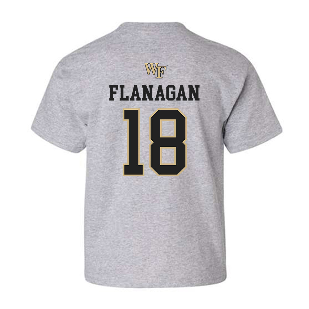 Wake Forest - NCAA Women's Soccer : Allie Flanagan - Generic Sports Shersey Youth T-Shirt-1
