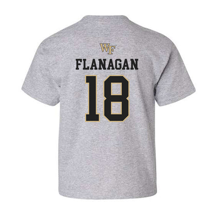 Wake Forest - NCAA Women's Soccer : Allie Flanagan - Generic Sports Shersey Youth T-Shirt-1