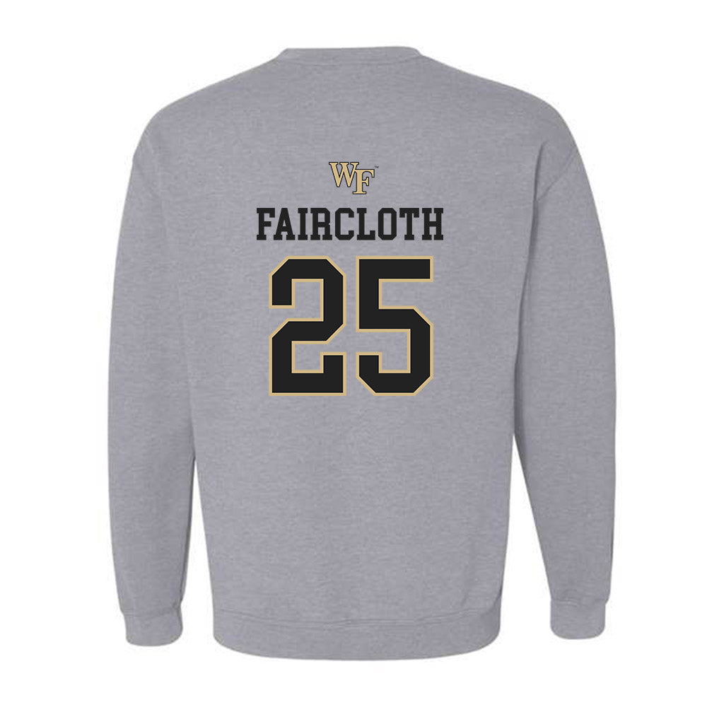 Wake Forest - NCAA Women's Soccer : Sophie Faircloth - Generic Sports Shersey Crewneck Sweatshirt-1