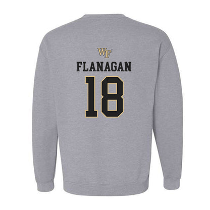 Wake Forest - NCAA Women's Soccer : Allie Flanagan - Generic Sports Shersey Crewneck Sweatshirt-1