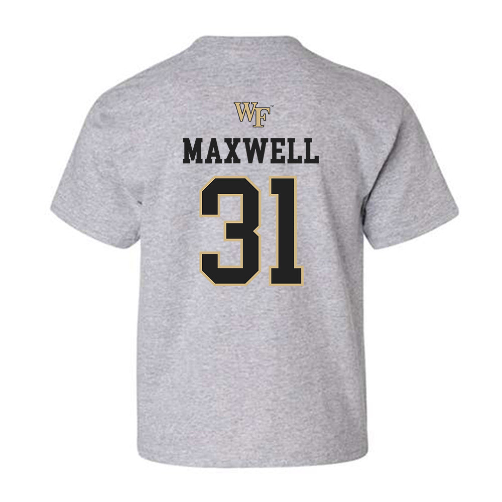 Wake Forest - NCAA Women's Soccer : Kylie Maxwell - Generic Sports Shersey Youth T-Shirt-1