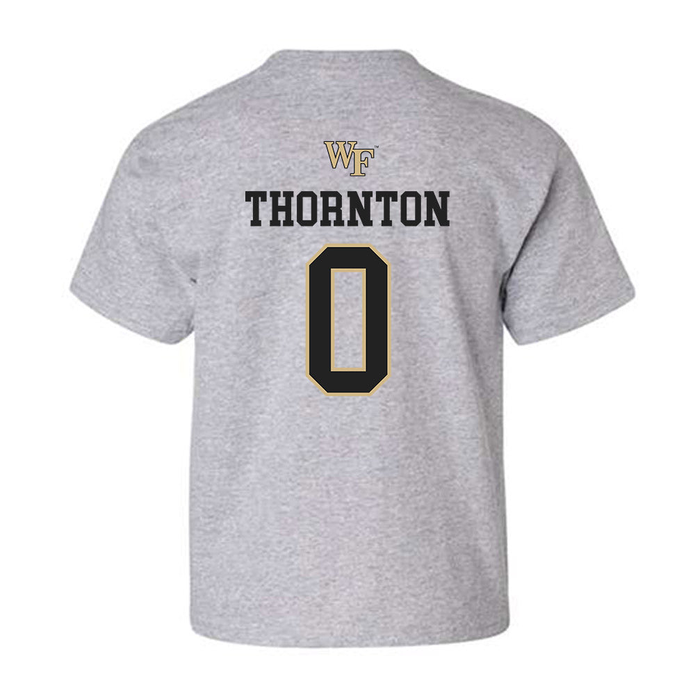 Wake Forest - NCAA Women's Soccer : Lizzie Thornton - Generic Sports Shersey Youth T-Shirt-1