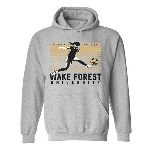 Wake Forest - NCAA Women's Soccer : Ava Reddy - Generic Sports Shersey Hooded Sweatshirt-0