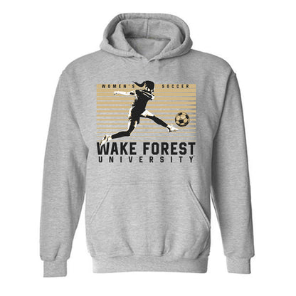 Wake Forest - NCAA Women's Soccer : Taylor Maxwell - Generic Sports Shersey Hooded Sweatshirt-0