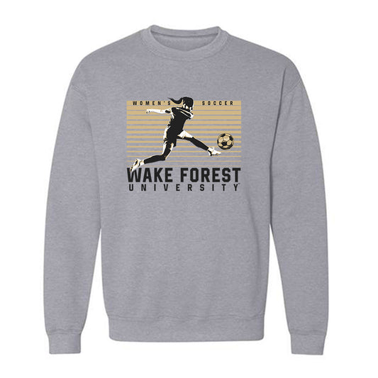 Wake Forest - NCAA Women's Soccer : Taylor Maxwell - Generic Sports Shersey Crewneck Sweatshirt-0