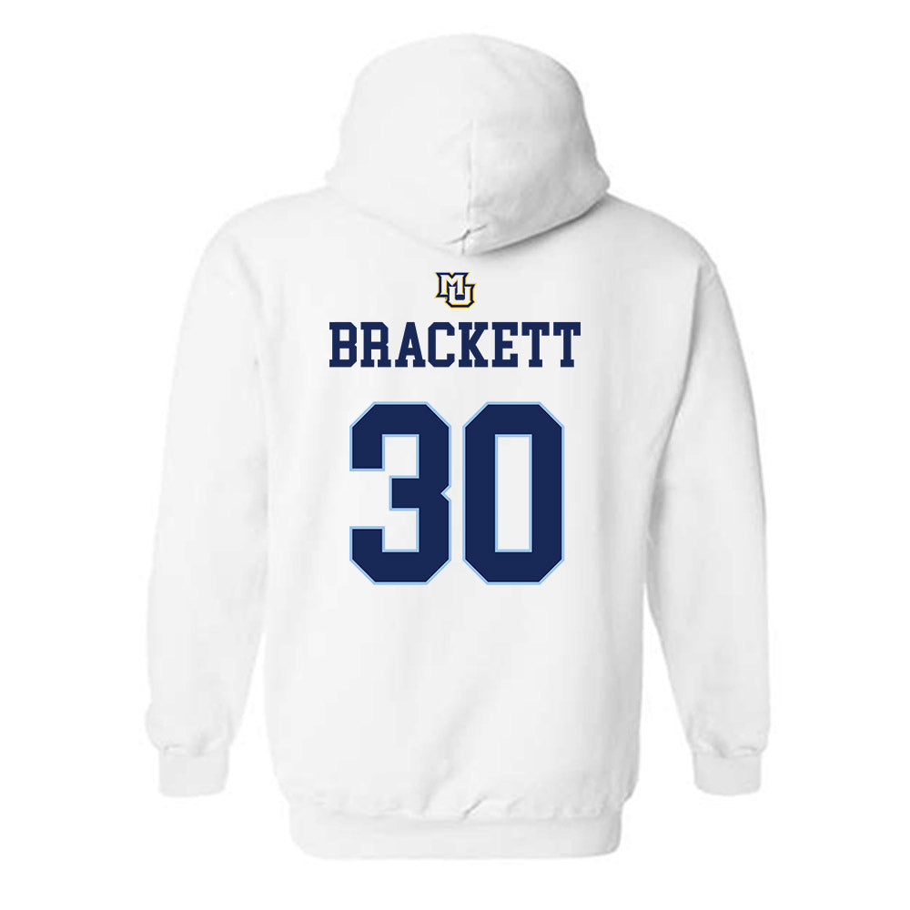 Marquette - NCAA Women's Lacrosse : Abigail Brackett - Generic Shersey Hooded Sweatshirt